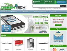 Tablet Screenshot of greentechimaging.com